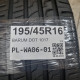 195/45R16 BARUM DOT 1017