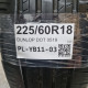 225/60R18 DUNLOP DOT 0519