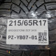 215/65R17 BRIDGESTONE DOT 3419