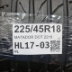 225/45R18 MATADOR DOT 2218 / 1 má kraj zjazdený