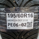 195/60R16 MICHELIN DOT 2118