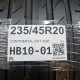 235/45R20 CONTINENTAL DOT 4320