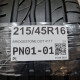 215/45R16 BRIDGESTONE DOT 4117