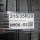 315/35R20 RSC PIRELLI DOT 2220 419900