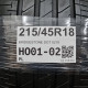 215/45R18 BRIDGESTONE DOT 0219