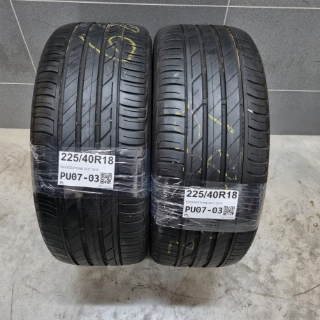 225/40R18 BRIDGESTONE DOT 3016