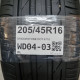 205/45R16 BRIDGESTONE DOT 4718