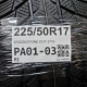 225/50R17 BRIDGESTONE DOT 2718