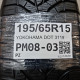 195/65R15 YOKOHAMA DOT 3119 / M-REZ do 17.10 130244