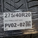 275/40R20 RSC PIRELLI DOT 4219