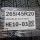 265/45R20 MICHELIN DOT 0915