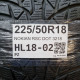 225/50R18 NOKIAN RSC DOT 3218