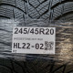 245/45R20 BRIDGESTONE DOT 0520