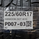 225/60R17 HANKOOK DOT 4015