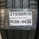 215/60R16 MICHELIN DOT 0522