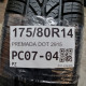 175/80R14 PREMADA DOT 2915