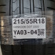 215/55R18 HANKOOK DOT 2222