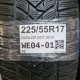 225/55R17 DUNLOP DOT 3618