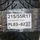 215/55R17 NOKIAN DOT 4220