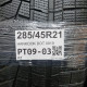 285/45R21 HANKOOK DOT 0919