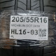 205/55R16 MICHELIN DOT 0418