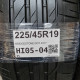 225/45R19 BRIDGESTONE DOT 2417