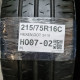 215/75R16C NEXEN DOT 3419