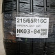 215/65R16C IMPERIAL DOT 3321