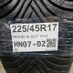 225/45R17 MICHELIN DOT 1914