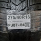 275/40R18 PIRELLI RSC DOT 4818