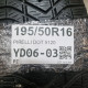 195/50R16 PIRELLI DOT 5120