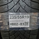 235/55R19 BRIDGESTONE DOT 4322