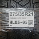 275/35R21 PIRELLI DOT 3722 / 051648
