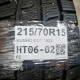 215/70R15 KUMHO DOT 1922 ostali len slabšie 2 ks
