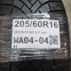 205/60R16 BRIDGESTONE DOT 2921