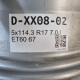 5x114.3 R17 7.0J ET60 67