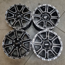 6x139.7 R18 8.0J ET35 67.1 Dotz Kalahari Dark BlackPolished