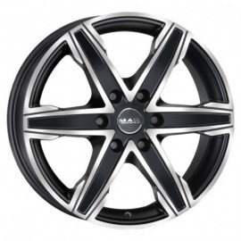 MAK KING6 6.5x16 6x139.7 ET20 ICE BLACK 106.1