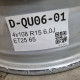 4x108 R15 6.0J ET25 65.1