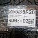 255/35R20 PIRELLI DOT 1819