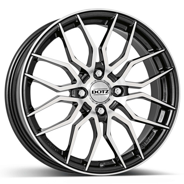4x108 R16 6.5J ET20 65.1 Dotz LimeRock Dark