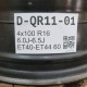 4x100 R16 6.0J-6.5J ET40-ET44 60