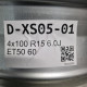4x100 R15 6.0J ET50 60