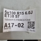 5x100 R15 6.0J ET38 57 195/65R15 FRIRESTONE