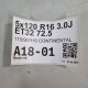 5x120 R16 3.0J ET32 72.5 115/90R16 CONTINENTAL
