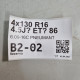 4x130 R16 4.5J? ET? 86 6.00-16C PNEUMANT