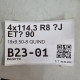 4x114.3 R8 ?J ET? 90 18x9.50-8 QUIND