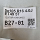 5x105 R16 4.0J ET49 57 125/70R16 MAXXIS
