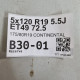 5x120 R19 5.5J ET49 72.5 175/80R19 CONTINENTAL
