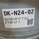 5x100 R17 7.0J ET46 57.1